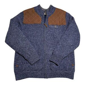 Duluth Trading‎ Co Shetland Wool Full Zip Distressed Jacket Men’s Medium